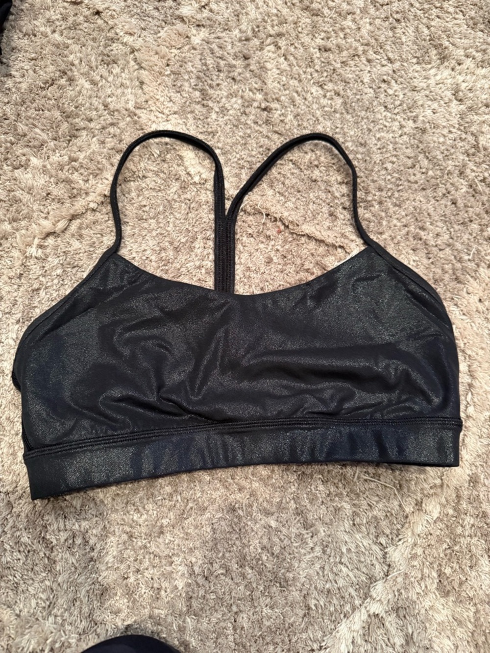 Black Women's Racerback Sports bra - Classic Comfort